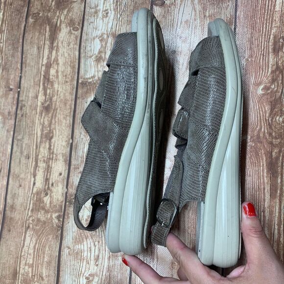 HOTTER Comfort Concept Candice Beige Leather Sandals Size 7 EU 38 - Picture 2 of 11